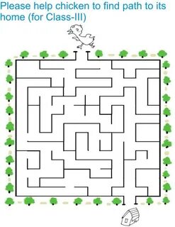 Maze for Class - III students