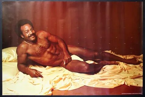 Jim Brown Naked Cosmopolitan Centerfold Original Vintage Pos
