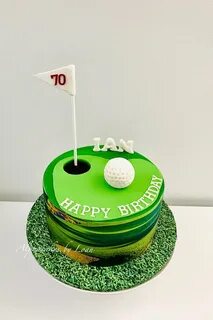 Golf themed cake - Decorated Cake by AlphacakesbyLoan - Cake