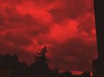 red aesthetic, storm and glow aesthetic - image #7856506 on 