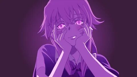 #anime, #Mirai Nikki, #anime girls, #Gasai Yuno, #yandere, w