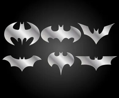 Six Batman Logo Vector Set Vector Art & Graphics freevector.