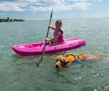 Girls Pink Beginner Kayak 6' Kids Boat W/ Paddle Lake River 