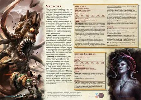 Medroper - Medusa and Roper Hybrid Dungeons and dragons home