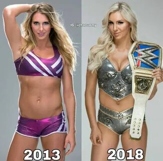 Charlotte Now & Then Wwe girls, High neck bikinis, Charlotte