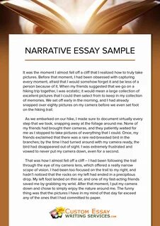 Narrative essay essay examples