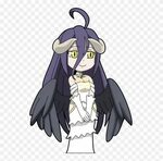 Overlord Png - Albedo Chibi, Transparent Png - 536x750(#4824