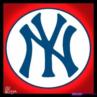 How to Draw the New York Yankees Logo, Step by Step, Sports,