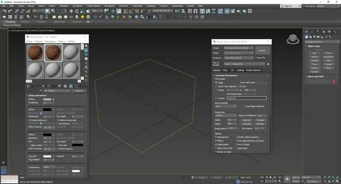 Show Shaded Mat Button Makes Object Invisible In Viewport 3ds Max 2018. 