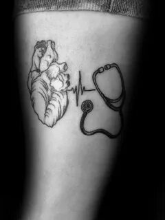 30 Stethoscope Tattoo Ideas For Men - Cardiology Designs Ste