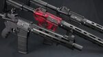 Carbon Fiber AR-15 Handguards with Sight Rail - YouTube