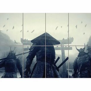 Asian warriors samurai japan japanese giant wall art print