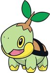 Check out this transparent Pokemon Turtwig smiling PNG image