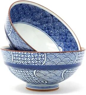 Traditional Japanese Porcelain Rice Bowls - Arita Ware (Made
