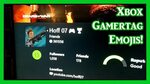 How to Get Emojis in Your Xbox One Gamertag - YouTube
