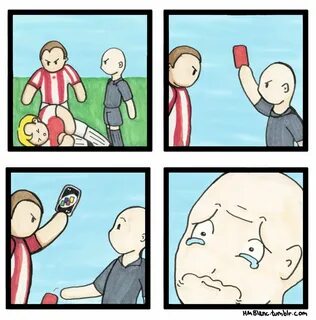 Red Card - LolSnaps Tumblr funny, Funny comics, Memes