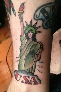 10+ Statue Of Liberty Tattoo Designs