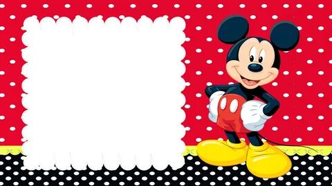 invitacion png - Invitaciones De Mickey Mouse Gratis - Etiqu