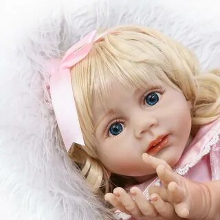 Кукла реборн виниловая для новорожденных, Реалистичная силик