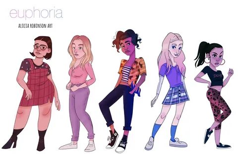 Alicia 👑 on Twitter: "Some of the ladies of #EuphoriaHBO ✨ @