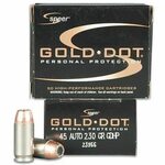Speer Gold Dot Personal Protection .45 ACP Ammunition 20 Rou