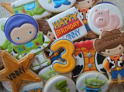 Toy Story Inspired Handmade and Deocrated Sugar Cookies - 2 