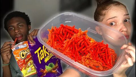 HOT CHEETOS AND TAKIS CHALLENGE - YouTube