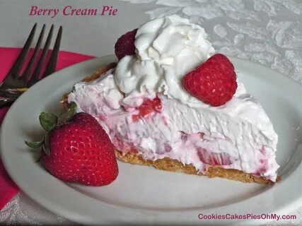 Berry Cream Pie Strawberry recipes, Cream pie recipes, Delicious desserts