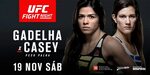Claudia Gadelha enfrenta Cortney Casey no UFC Fight Night no