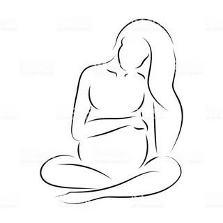 Pregnant Woman Drawing Easy