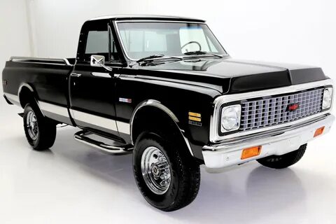 1972 Chevrolet K20 Cheyenne pickup Black 4x4 Frame off