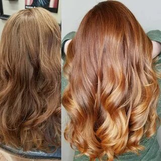 Red Hair With Balayage - SkillOfKing.Com