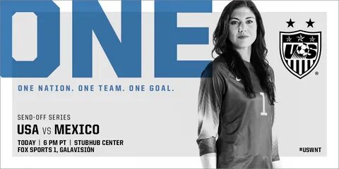 Hope Solo в Твиттере: "Let's do this! #USAvsMEX #USWNT #Send