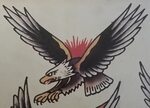 Sailor Jerry Eagle Tattoo - Tattoos Concept