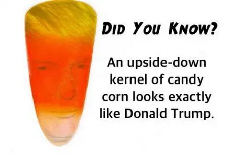 DID You KNOW? An Upside-Down Kernel of Candy Corn Looks Exac