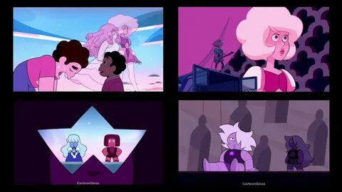 happily ever after solo's but garnet and steven on the left 