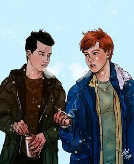 Favorite fan art Shameless tv show, Shameless mickey and ian