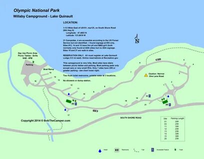 Image result for kalaloch campground map Olympic national pa
