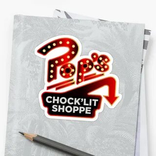 "Riverdale Pops Chocklit Shoppe" Sticker by ijoshtherefore R