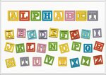 Colorful letters of the alphabet free image download