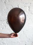 Воздушный шар тёмно-коричневый металлик купить в г. Москва п