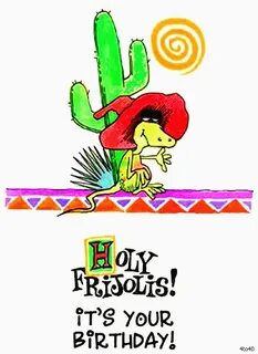 Гифка mexican birthday holy frijolis день рождения гиф карти
