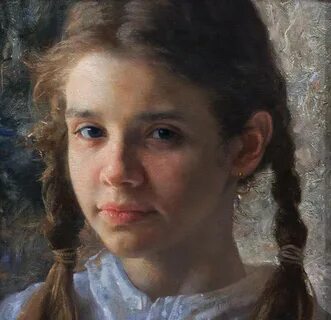 Arsen Kurbanov portrait painter oil Dagestan North Caucasus 