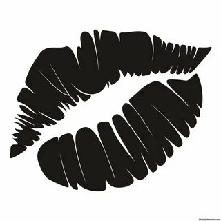 Lips Kiss Digital File SVG PNG JPG Cricut & Silhouette Etsy 