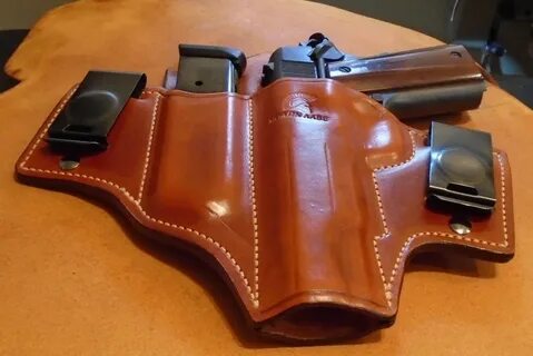Grizzly Pistol Shoulder Belt and Holster with Magazine Pouch