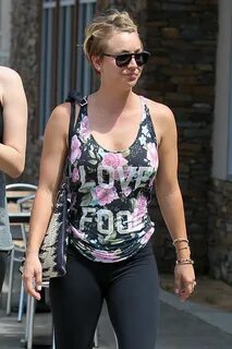 KALEY CUOCO Leaves a Yoga Class in Sherman Oaks - HawtCelebs