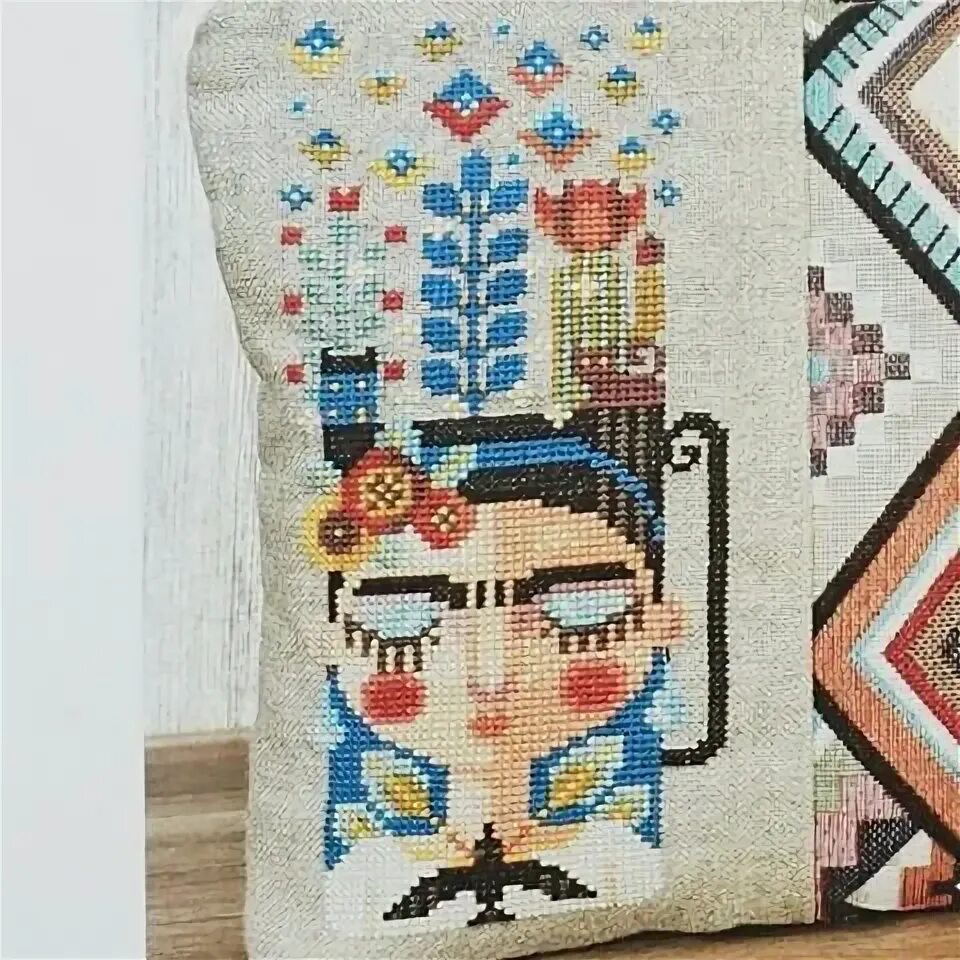 A Cup of Frida Cross Stitch Pattern Barbara Ana Designs