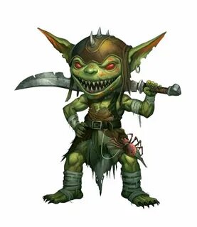 Male Goblin Spider Ranger - Pathfinder 2E PFRPG DND D&D 3.5 