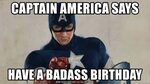 Captain America Happy Birthday Meme-5 - Happy Birthday