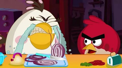 Angry Birds Animation : The way to cut onion in case to cry 
